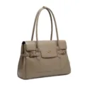 Borsa tote minimalista in vera pelle vintage borsa a spalla elegante borsa da donna - Grigio