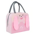 Roze geisoleerde lunchtas voor studenten schattig konijn bento box draagbare koeltas - Roze
