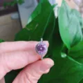 2 Karat rosa Zirkonia Halo Ring in Silber eleganter Schmuck fur Damen modischer Stil. - Einstellbar Offen / Rosa