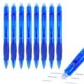 Penne gel cancellabili retrattili 0.5mm inchiostro blu punta fine scrittura fluida dettaglio. - 0.5mm / Blu