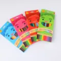 Set di matite colorate 12 colori disegno per bambini cancelleria scatola di legno - Twelve Colors / Scatola Casuale