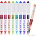 Kleurrijke vloeibare vulpen set met fijne punt en grote inktcapaciteit voor school. - 0.38mm / Set van 8 stuks