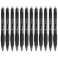 Set 12 penne gel cancellabili da 0.5mm a pressione, inchiostro nero termosensibile. - 12 Pcs Borsa OPP / Nero