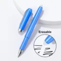 Penna gel cancellabile blu con cappuccio e inchiostro ad asciugatura rapida per ufficio. - Blu