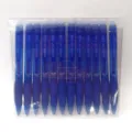 12 Pz Penne Gel Cancellabili Blu 0.5mm Penne Retrattili Cancellabili Termiche Scuola - Confezione da 12 / Blu