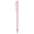 Penna gel retrattile in paglia di rosa, scrittura fluida inchiostro ad asciugatura rapida. - Rosa