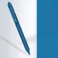 Retro retractable gel pen 0.5mm dark cyan bullet tip smooth writing pen single pack - Teal