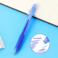 Penna gel cancellabile blu 0.5mm punta fine cancelleria per scuola e ufficio - Blu