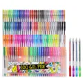 100 kleuren gelpennen set voor tekenen kunst DIY, glitter metallische markeerstiften. - 100 kleuren PP verpakking