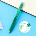Penna gel cancellabile verde 0.5mm scrittura scorrevole cancellabile scuola ufficio. - Verde