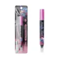 Penna a pennello metallica bicolore con inchiostro brillante per disegno e decorazione. - Set confezionato su cartoncino / Rosso Rosa Onirico