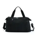 Borsa da viaggio minimalista nera per brevi viaggi, borsa sportiva leggera e pratica. - Nero