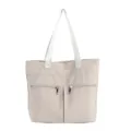 2025 Nuova Borsa Tote in Nylon Coreano Grande Capacita Borsa a Tracolla Casual per Donna - Grigio