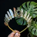 Cerchietto Corona Cristallo Naturale Fatto A Mano Vintage Quarzo Tiara Accessori Capelli Donna - Stile Dea Girasole Oro Diaspro Brecciato / Colorato