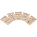 Custodia organizer per gioielli da viaggio con cerniera trasparente da 5 pezzi dettaglio borsa - Five-Piece Set / Beige
