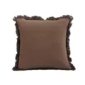 Fundas de cojín cuadradas marrones con flecos, funda de almohada minimalista hogar. - 30*50cm Funda De Almohada / Marrón Oscuro