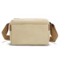 Borsa a tracolla in tela cachi da donna borsa casual da viaggio shopping quotidiano. - Kaki