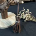 Mini decorative twig broom with crystal accent, perfect for Halloween and daily home table decor. - 10*3.5CM / Deep purple