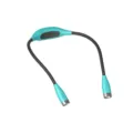 LED nek leeslamp USB oplaadbare draagbare boek lamp voor hardlopen en lezen in donker - Blauw