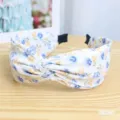 Cerchietto per capelli in tessuto con nodo floreale vintage antiscivolo accessorio per donna - Stile Annodato Floreale(16#)