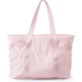Large pink tote bag shoulder bag for gym work school daily use casual style chic aesthetic. - 15 Inch / Pink