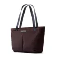 Borsa tote donna grande capacità per laptop impermeabile casual marrone scuro - 29 x 10 x 35CM / Colore loto