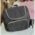 Petit sac a dos a langer pour maman, sac a dos de maternite matelasse elegant, sac de voyage bebe. - Pochettes pour tétine - Noir