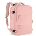 Rosa Reise Rucksack mit USB Ladeanschluss, grosser Kapazität Freizeit Tagesrucksack. - Rosa