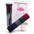 20 Stk nahtlose Haargummis elastische bunte gestrickte Haarbaender fuer Damen Pferdeschwanz - Dunkle Farbserie