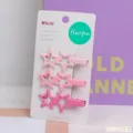 Set de 3 pinces à cheveux étoile rose, jolies barrettes en métal pour un style quotidien. - 8# Étoile