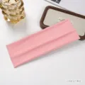 Solid color ribbed sports headband, stretch knit sweat-absorbing fitness hair band. - 07# Pink