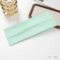 Mint green ribbed sports headband variant, elastic solid color fitness sweat band style. - 11# Light Green