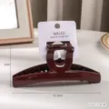 Pince à cheveux rouge ancre, grande pince requin pour cheveux épais, accessoire tendance. - Cintre