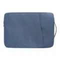 Custodia impermeabile per laptop borsa per computer resistente con maniglia e tasca per ufficio - 13.3 Pollici / Blu Zaffiro