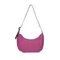 Stylish nylon hobo shoulder bag for women, casual crescent crossbody bag daily use. - Rose Red Pre-Order