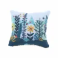 Casa de muñecas cojín floral de primavera miniatura detalle, almohada de sofá micro. - Estilo A
