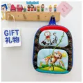 Mochila escolar rígida bonita de mono de dibujos animados para niños y guardería bolsa de viaje - Mono