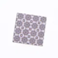 Miniature dollhouse wooden floor tile detail view, floral pattern for BJD scene model prop - Style D / 9 Pieces/Pack