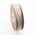 Handmade wool felt rope detail, natural white cord for DIY crafts, home decor & wreaths. - Beige
