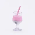 1:12 casa delle bambole miniatura modello di bevanda simulazione tè rosa oggetti di scena - Rosa
