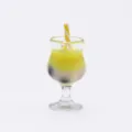 1:12 casa delle bambole miniatura bevanda modello resina simulazione tazza foto deco supporto - Giallo