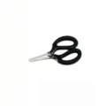 Miniature dollhouse scissors model, black handle metal craft tool for sewing craft DIY. - Black Wick Trimmer