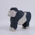 Statuetta di gorilla in legno artigianale giocattolo animale decorazione da scrivania - Gorilla
