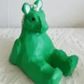 Wooden cartoon animal phone holder in vibrant green, desktop support stand for office and desk. - Green Horse Phone Stand