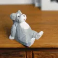 Wooden cartoon dog desktop ornament phone holder cute animal carved decoration stand for office - Puppy Phone Stand