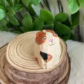 Handmade wooden animal figurine carving cute cat desktop decor gift craft piece 1pc - Cat 7