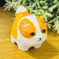 Handmade wooden carved cute animal figurine desktop ornament gift home decor small sculpture - Little Yellow Shiba Inu 4