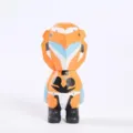 Handcrafted wooden gaming character figurine toy, creative desktop decoration ornament for fans. - Velociraptor Warrior