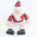 Wooden Christmas Santa Claus Figurine Desktop Holiday Table Decoration Gift SKU - Santa Claus with Dangle Legs