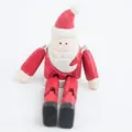 Wooden Christmas Santa Claus figurine desktop ornament holiday gift decorative craft item - Santa Figure with Dangle Legs